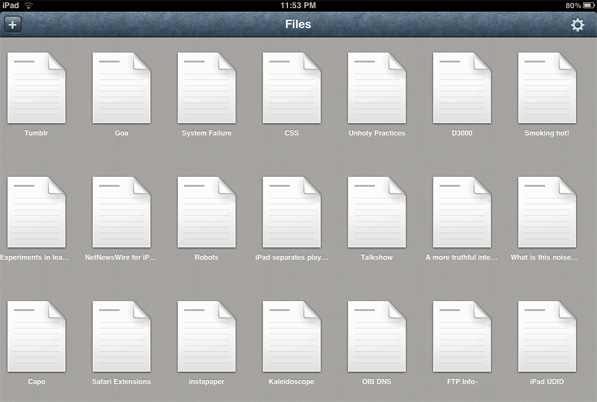 Post image for Elements — Dropbox Synced Writing