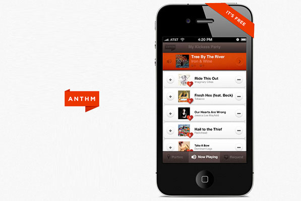 Anthm – Rdio Jukebox for iPhone