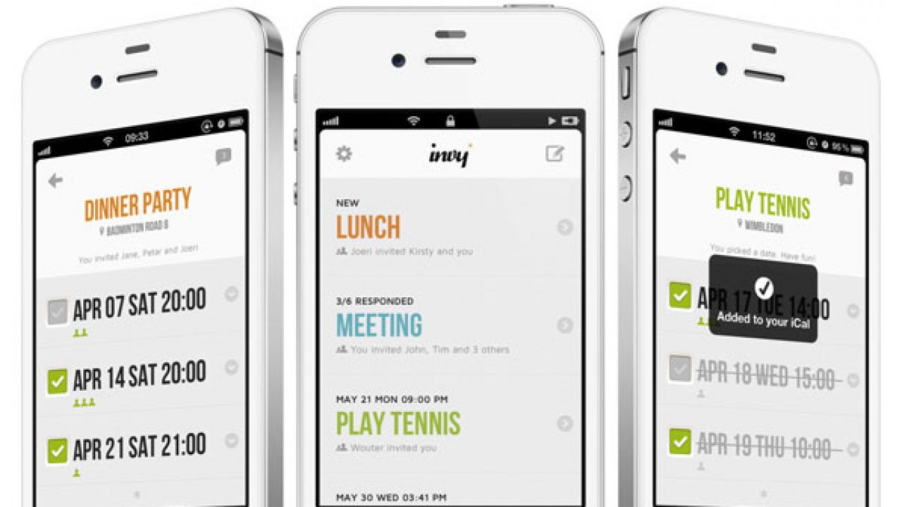 Invy App A Beautiful Event Planner For Iphone Beautiful Pixels