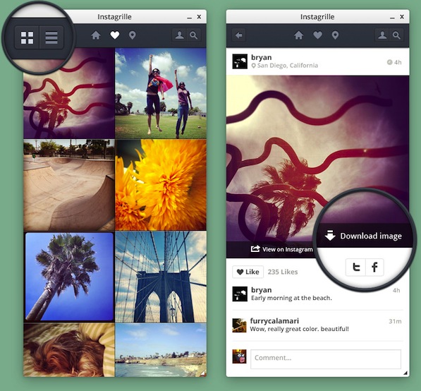 instagram pc client