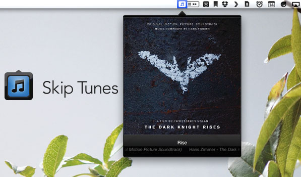 Empower your Menu Bar with Skip Tunes