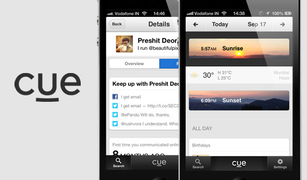 Cue – Spotlight Search for Your Digital Life