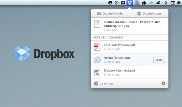 dropbox application for mac