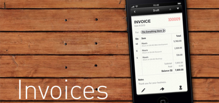 Invoices On Your iPhone • Beautiful Pixels