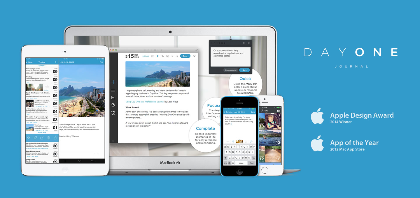 Day one 2 the best journaling app for macbook