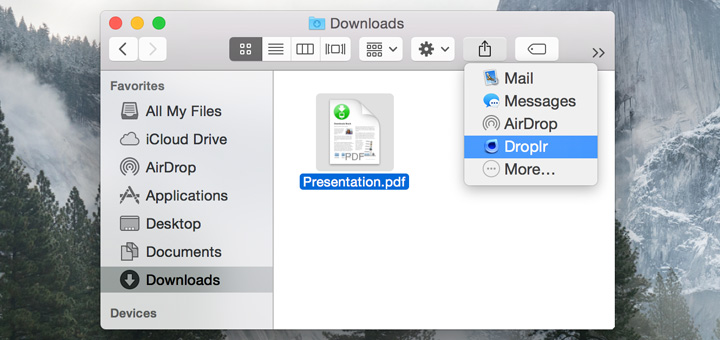 Droplr for Mac 4.2