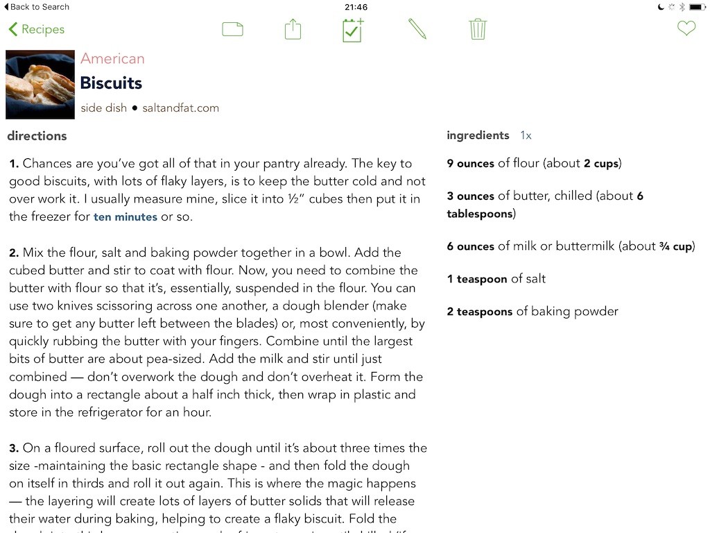 Basil 3 is a Lovely Recipe Manager for iOS • Beautiful Pixels