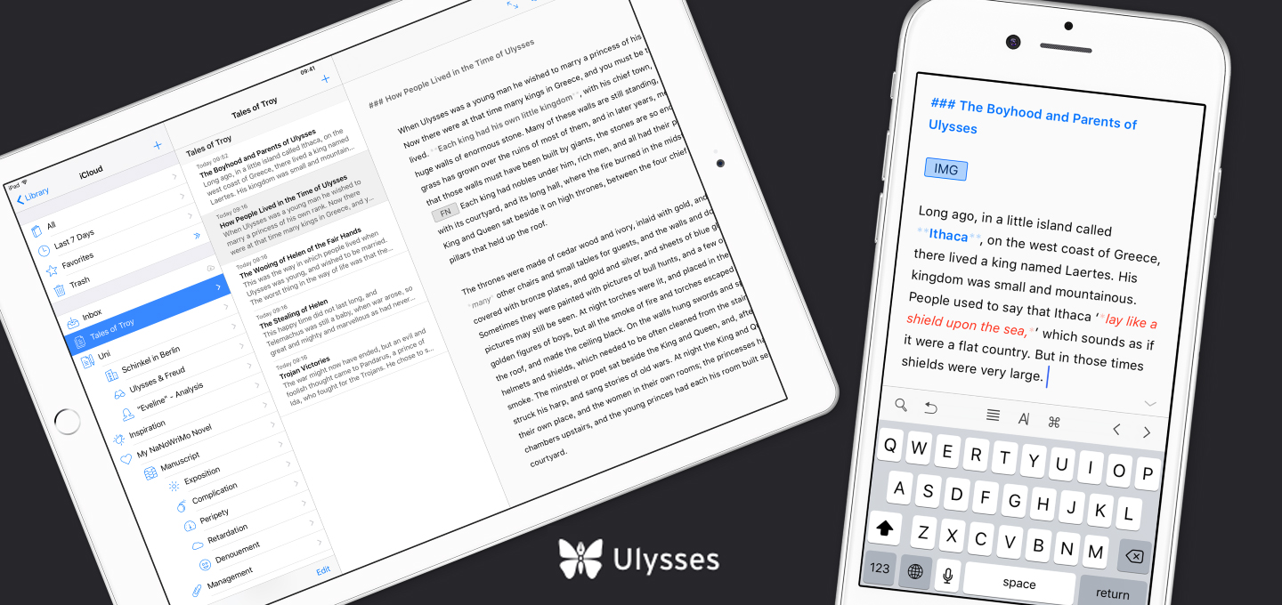 Ulysses Matures into a Stellar Writing Environment as Version 2.5 brings it to iPhone