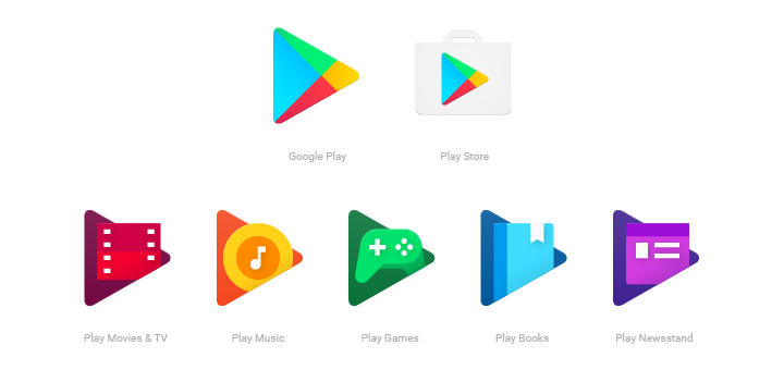 Google Unveils New Icons for the Google Play Family of Apps • Beautiful ...