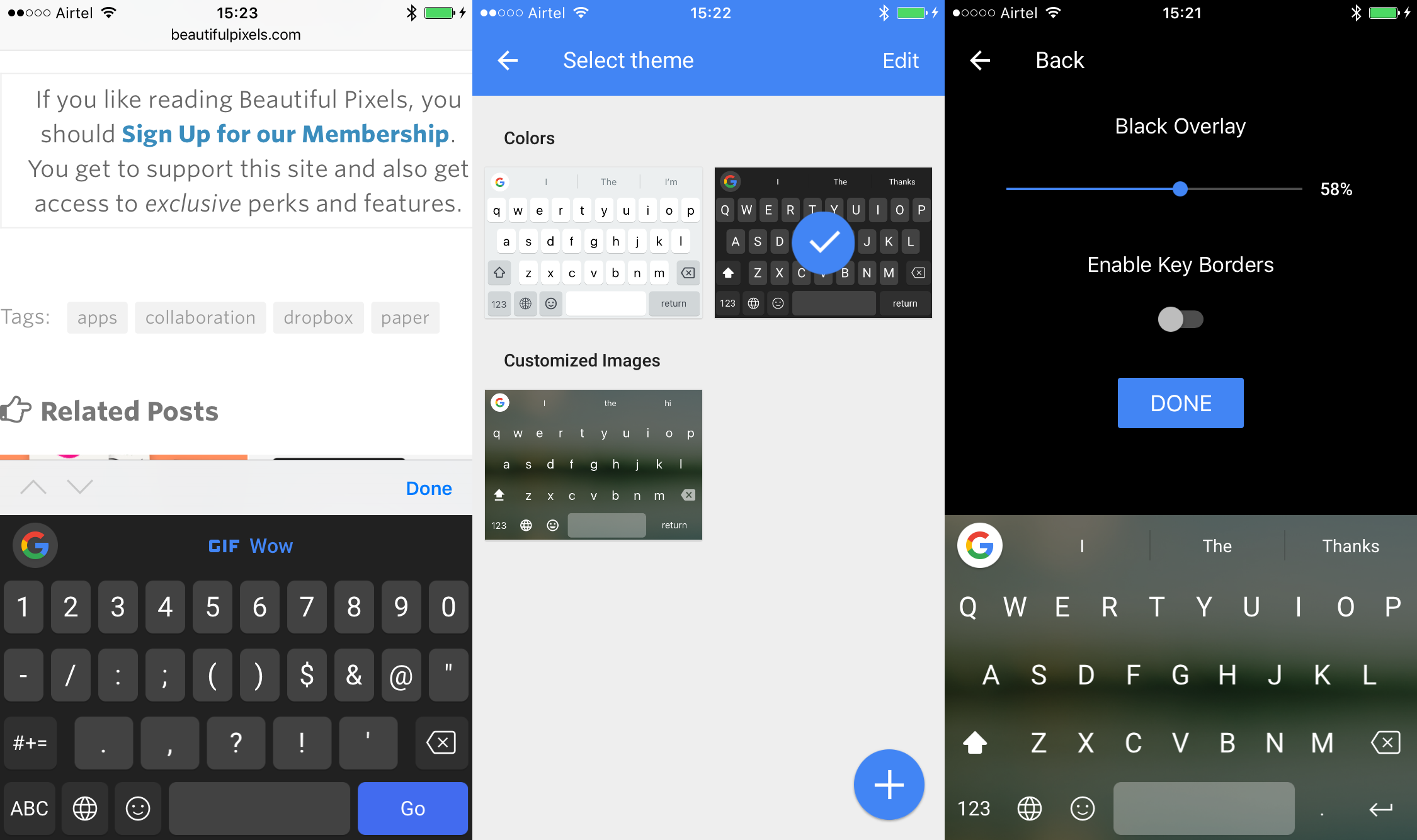 Gboard Themes