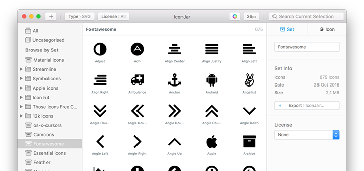 Iconjar all your icons in one place 1 13 360