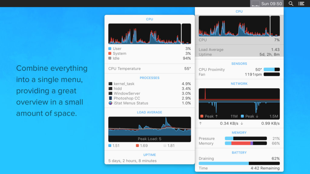 iStat Menus 6 by Bjango