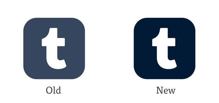 At a Glance: New App Icon for Tumblr • Beautiful Pixels