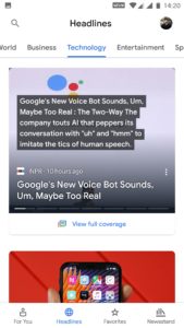 Google News App for Android