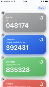 Two Factor Authentication App for iOS