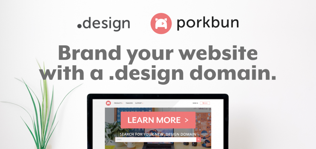 Porkbun Free .design Domain Names