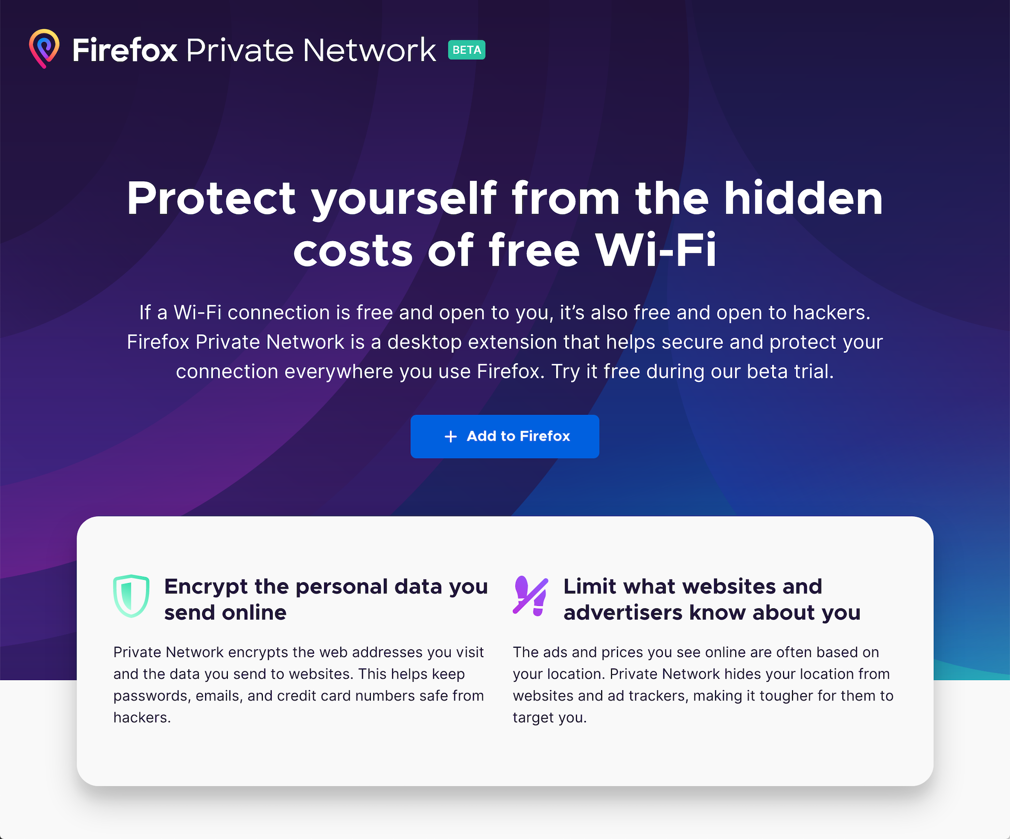 firefox private network