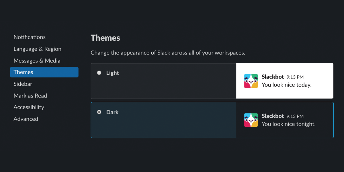 Dark Mode for Slack’s Desktop Apps is Here